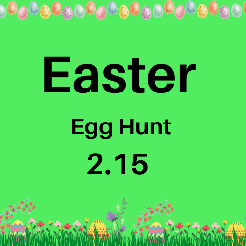 Easter Egg Hunt 2.15pm 2026