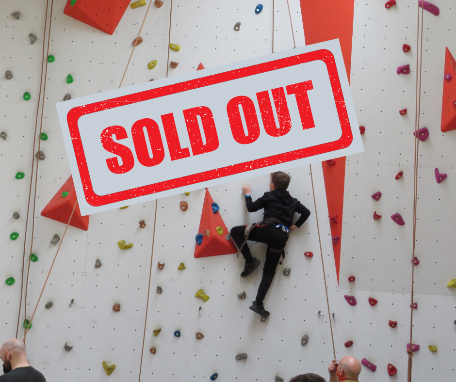 Climbing Wall Event Croom Sports Complex  11 am  to 12 noon